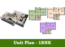 Unit Plan - 1BHK