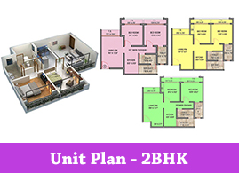 Unit Plan - 2BHK